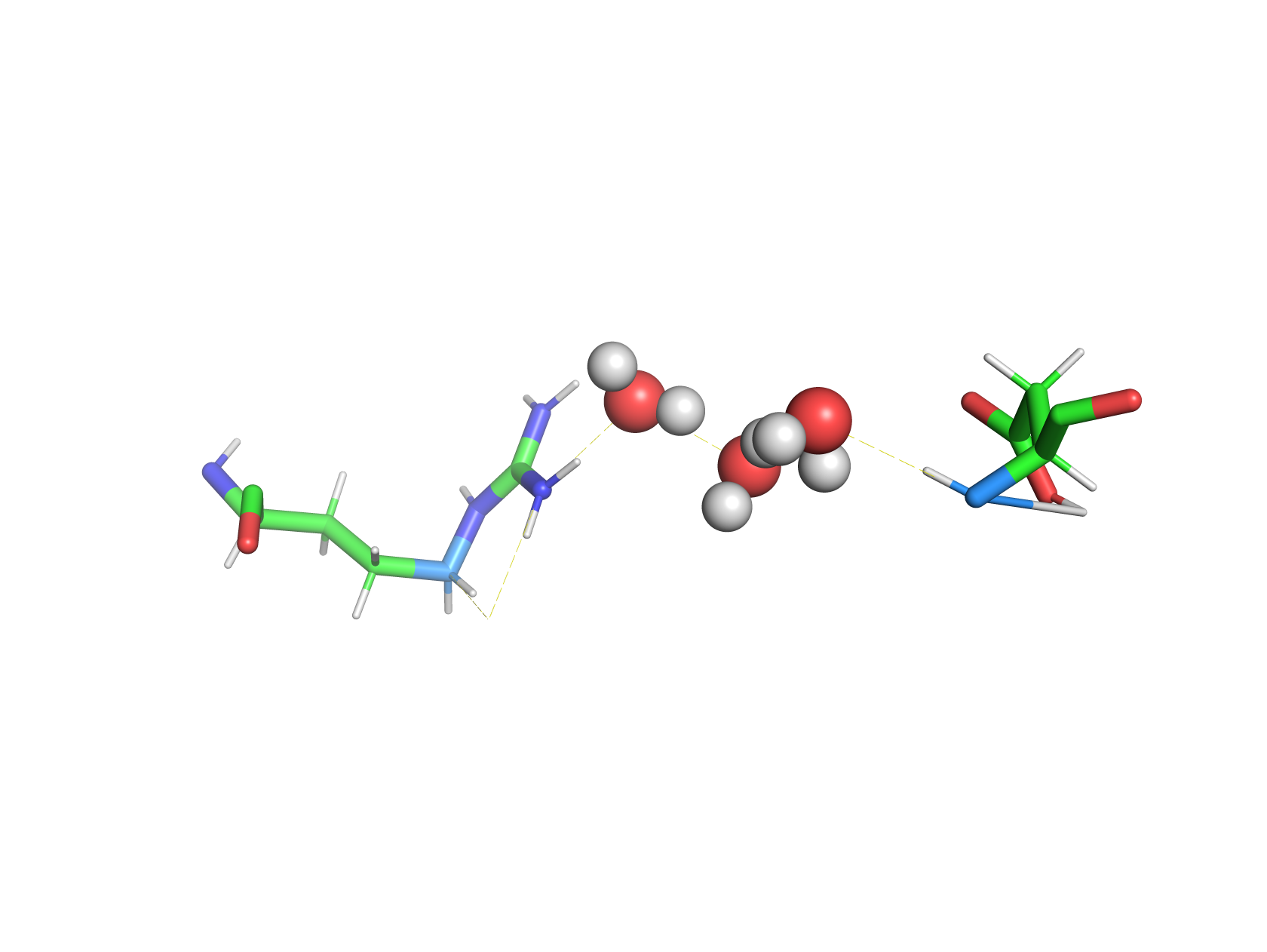 Visualizing interactions using PyMoL