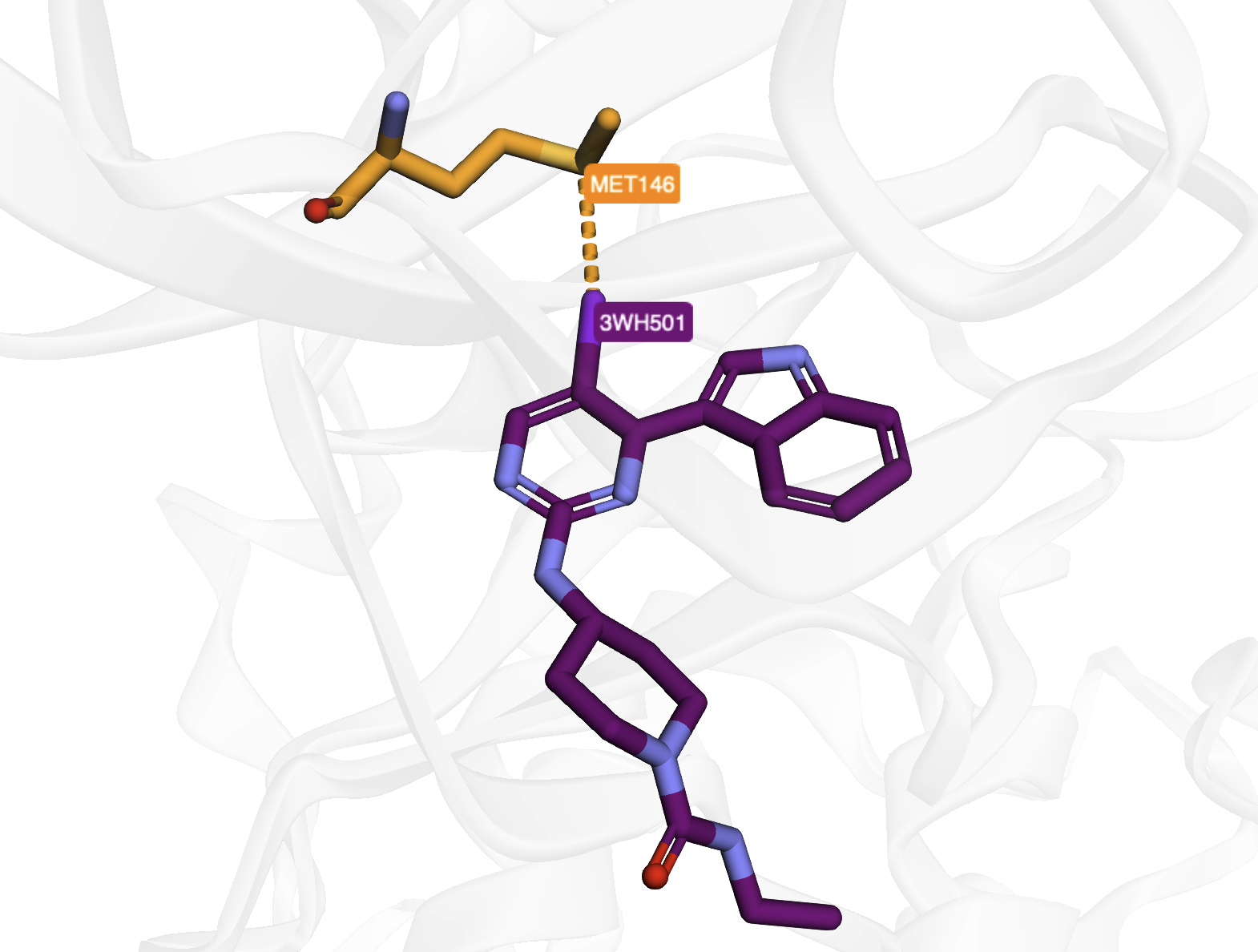 Halogen Bonds in PDB Entry 4x21