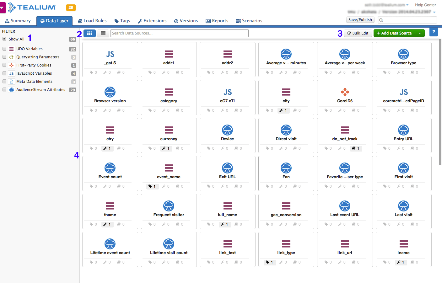 Data layer enrichment in Tealium